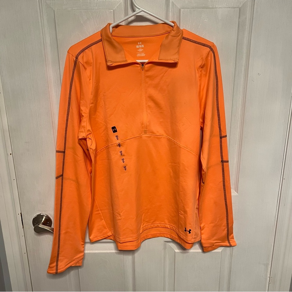 5/$100 Under Armour Orange Pullover